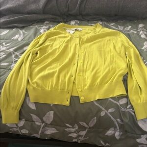 Vibrant Yellow Women's Cardigan